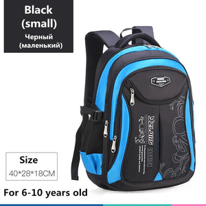Waterproof Kids School Backpack, High Capacity Student Bag