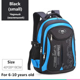 Waterproof Kids School Backpack, High Capacity Student Bag