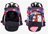 Waterproof Travel Women Bag - Anti-theft Backpack