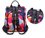 Waterproof Travel Women Bag - Anti-theft Backpack