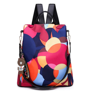Waterproof Travel Women Bag - Anti-theft Backpack