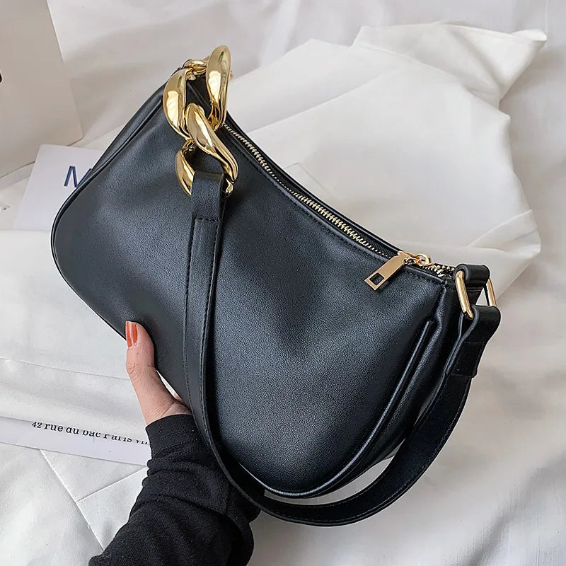 High-end Western Style Wild Summer Underarm Bag One-shoulder Women's Large-capac