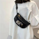 High-end Elephant Embroidery Shoulder Bag