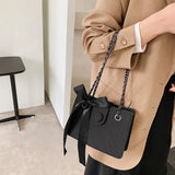 High-end Lingge Chain Messenger Bag All-match Shoulder Bag