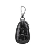 Men's Crocodile Leather Key Bag Zipper Large Capacity Key Set