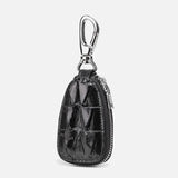 Men's Crocodile Leather Key Bag Zipper Large Capacity Key Set