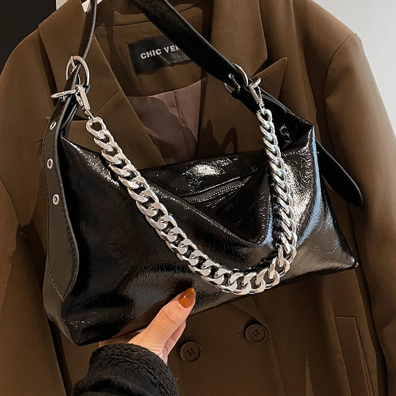High-grade Large Capacity Crossbody Chain Shoulder Bag