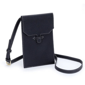 Women's Leather Phone Bag - High-Grade Material