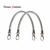 High Round Faux Leather Handles for O Bag Handbag