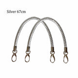 High Round Faux Leather Handles for O Bag Handbag
