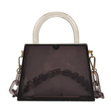 Acrylic Plastic Bags Small Ladies Hand-held Chain Handbags