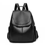 Women Soft Leather Backpack School Bags for Teenage Girls Bagpack