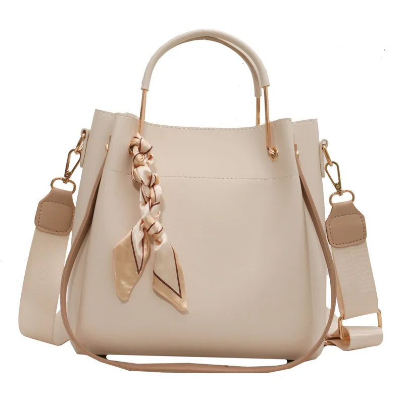 Autumn Ladies Shoulder Bag Portable Tote Bucket Bag