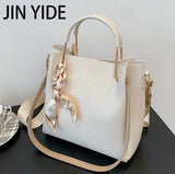 Autumn Ladies Shoulder Bag Large Capacity Tote Bucket Bag