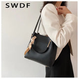 Autumn Ladies Shoulder Bag Tote Bucket Bag