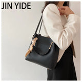 Autumn Ladies Shoulder Bag Large Capacity Tote Bucket Bag