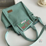 Canvas Tote Book Bag Student Messenger Bag Shoulder Bag