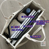 Canvas Tote Book Bag Shoulder Messenger Bag Cross-body Bag