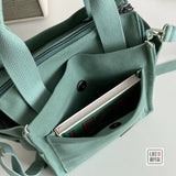Canvas Tote Book Bag Student Messenger Bag Shoulder Bag