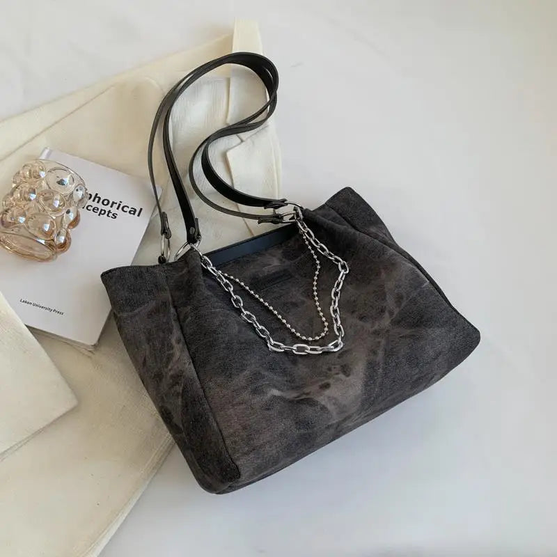 Casual Large-capacity Women's Shoulder Bag for Autumn and Winter