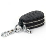 Crocodile Pattern Leather Key Wallet Double Layer Key Case