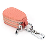 Crocodile Pattern Leather Key Wallet Double Layer Key Case