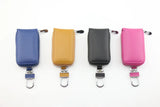 Yellow Cowhide Car Keys Holder Key Organizer