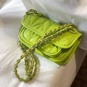 Diamond Chain Bag Women's Shoulder Underarm Bag Spring Small Bag