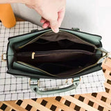 Embroidered Shoulder Messenger Bag Large-capacity Handbag