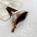 High Female Belt Bag Leather Fanny pack Ladies Chain Handbag Waist Bags
