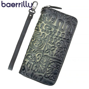 Leather Women Wallet Long Clutch Bags Rfid Blocking Wallet Ladies Wallet