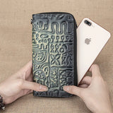 Leather Women Wallet Long Clutch Bags Rfid Blocking Wallet Ladies Wallet