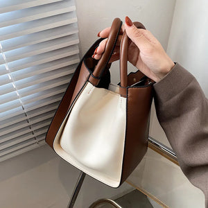Women's Retro One-shoulder Bucket Bag Messenger Bag