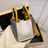 Women's Retro One-shoulder Bucket Bag Messenger Bag