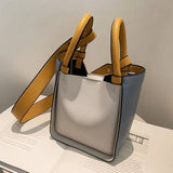 Women's Retro One-shoulder Bucket Bag Messenger Bag