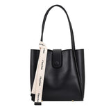 Leather Large-capacity Shoulder Bag 2022 Summer Wild Texture Commuter Tote