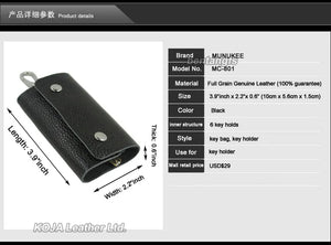 Men's Leather Wallet with Key Case Bag