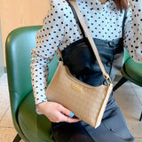 PU Leather Shoulder Bag Women Tote Small Clutch