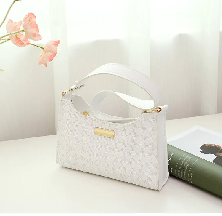 PU Leather Shoulder Bag Women Tote Small Clutch
