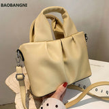 Retro Bag Handbags Ladies Western Style Fold Messenger Bag Shoulder Bag