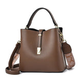 One-shoulder Messenger Bag Female Autumn Bucket Pu Large-capacity Handbag