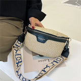 High Waist Bag Straw Women Bags Lady Ladies Shoulder Crossbody