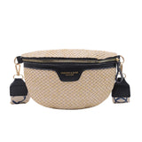 High Waist Bag Straw Women Bags Lady Ladies Shoulder Crossbody