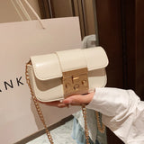 High Waist Belt Bag Chain Handbags Ladies Waist Bags Leather Fanny pack