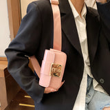 High Waist Belt Bag Chain Handbags Ladies Waist Bags Leather Fanny pack