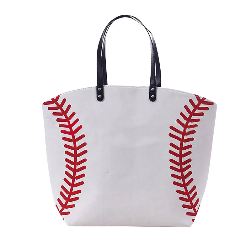 Canvas Tote Bag Reusable Cotton Grocery Shopping Ball Print