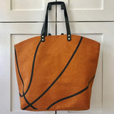 Canvas Tote Bag Reusable Cotton Grocery Shopping Ball Print