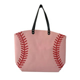 Canvas Tote Bag Reusable Cotton Grocery Shopping Ball Print