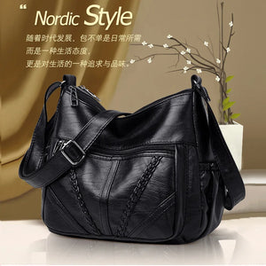 Large-Capacity Women's Shoulder Bag Handbag Tote Messenger Bag