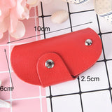 Cowhide Leather Car Key Bag Wallet Function Key Case